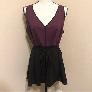 Narciso Rodriguez Plum Purple Black Blouse Large